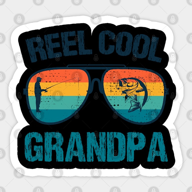 Reel Cool Grandpa Sticker by LittleBoxOfLyrics